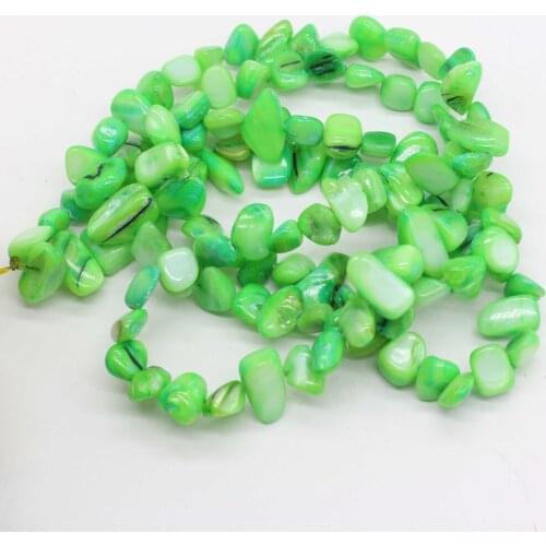 Natural Shell Irregular Rectangular Beads Use For Make Exquisite Ladies' Jewelry Bracelets 8x15-10x20 Mm Length 80 Cm