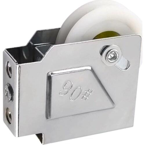 90 type door window single wheel pulley roller for aluminum alloy slide door U groove track pulley accessories lower wheel