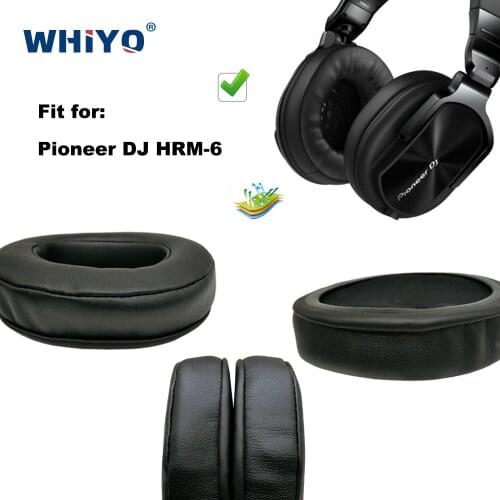 Replacement Ear Pads for Pioneer DJ HRM-6 HRM6 HRM 6 Headset Parts Leather Cushion Velvet Earmuff Earphone Sleeve Cover