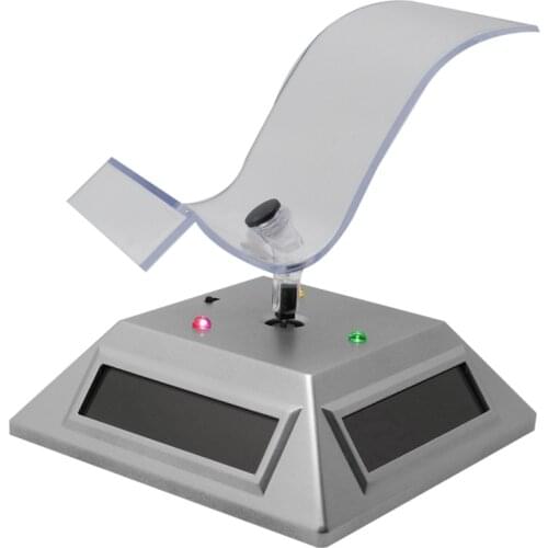 Lighting Solar Rotating Jewelry Stand Watch Mobile Phone Display Stand 7 Color Light Display Stand Jewelry Photography