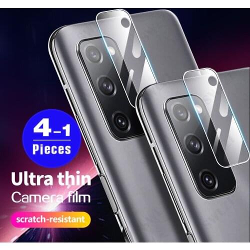 1-4Pcs Camera Lens protector for Samsung Galaxy S21 Ultra S20 FE S10 5G lite S10E S9 S8 plus Camera Film screen protector Glass