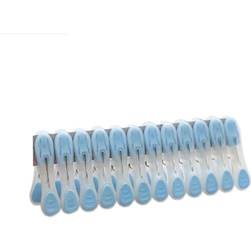 24Pcs Clothespegs Large Windproof Laundry Clips Photo Clips Hanger Clips for Socks Underwear Clothes