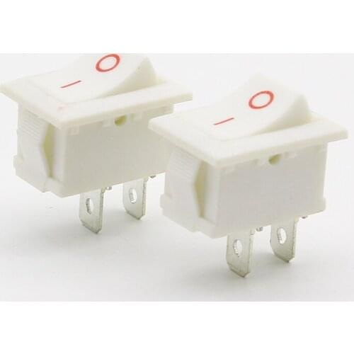 5pcs Electronic chassis electrical switch button switch small 21 * 15MM / KCD1 ship 2 feet power button