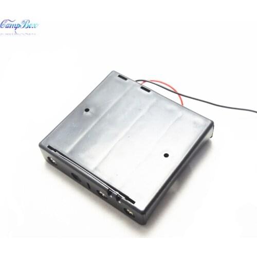 50Pcs 4x18650 Battery Case Holder Socket Wire Junction Box With 15cm Wires