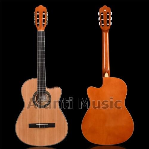Afanti Music 39 Inch Spruce top Classical Guitar (AEC-331)
