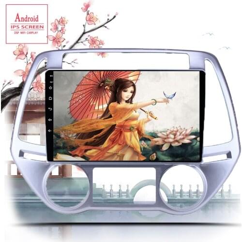 Android 10.0 Car DVD Player GPS Navigation Multimedia For Hyundai I20 2009-2013 radio car stereo bluetooth wifi Head Unit