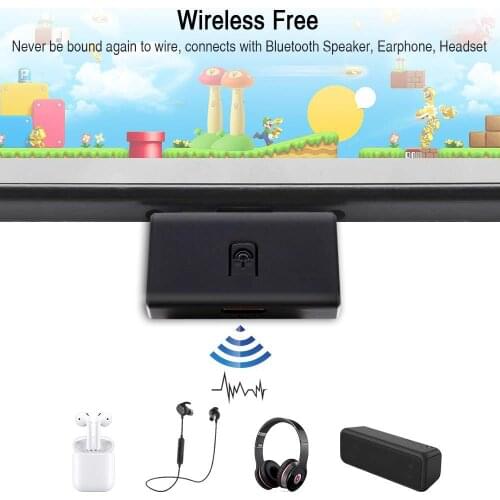 Bluetooth Wireless Earphone Headset Receiver USB USB C Audio Transmitter Transceive for Nintend Switch NS and PS4 Console & PC