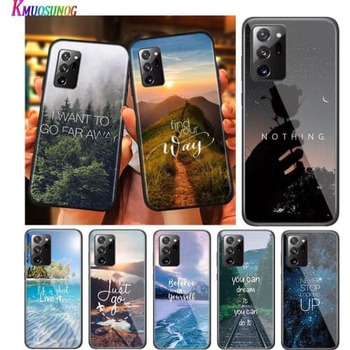 Mountain Sea Beach Travel for Samsung Galaxy S20Ultra S20 Plus S10 Lite A01 A11 A21 A21S A31 A41 A42 A51 A71 A81 5G Phone Case