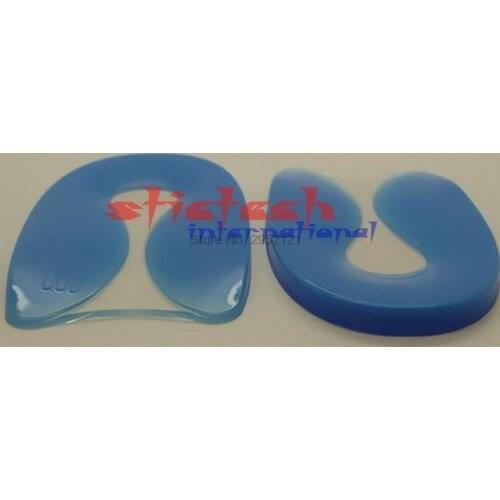 By dhl or ems 200 pairs U-Shape Massage Gel Heel Cushion Foot Silicone Heel Pad Inserts Foot Pain Relief Foot Care