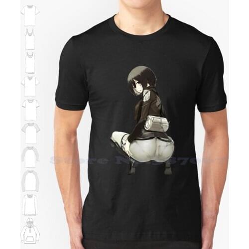 Attack On Titan Aot Black White Tshirt For Men Women Ackerman Ackerman Attack Miakasa On Titan Attack On Titan Ackerman Attack