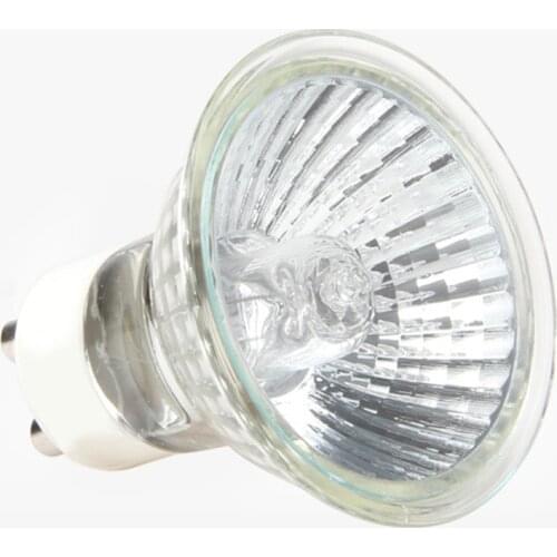 1Pcs Mini Halogen Lamp GU10 35W 50WDimmable Halogen 220V Bulb Halogen Light with cover Lamp bulb for home Commercial