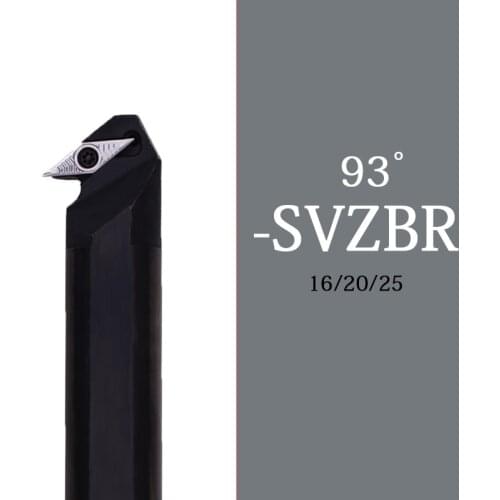 Carbide Turning Cutter S16Q S20R S25S SVZBR11 SVZBR16 SVZBR Metal Useful Tool Turning Tool Lathe CNC Machine Cutting Set