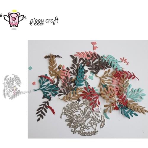 Piggy Craft metal cutting dies cut die mold Fruit leaf decoration Scrapbook paper craft knife mould blade punch stencils dies