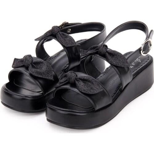 Angelic imprint Sweet High Heels Lolita Shoes princess dress party shoes Platform women shoes size 35-46 8480