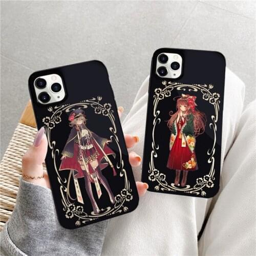 Jamular Cute Cartoon Retro Girl Phone Case for iPhone 12 Mini 11 Pro X XS XR Max 7 8 Plus SE 2020 Soft Jelly Shell Back Cover