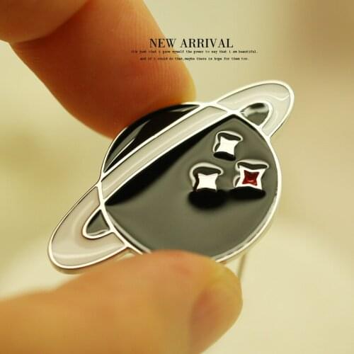 Mini crystal cosmos Korean style Universe Pin Brooch High-grade Silk scarf Overcoat Pin Brooch Ornament Jewelry