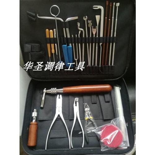 Piano tuning tool 28 pieces set suit tool