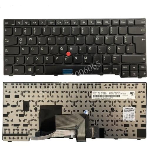NEW German keyboard FOR LENOVO THINKPAD L440 L450 L460 T431S T440 T440P T440S T450 T450S GR laptop keyboard NO backlit
