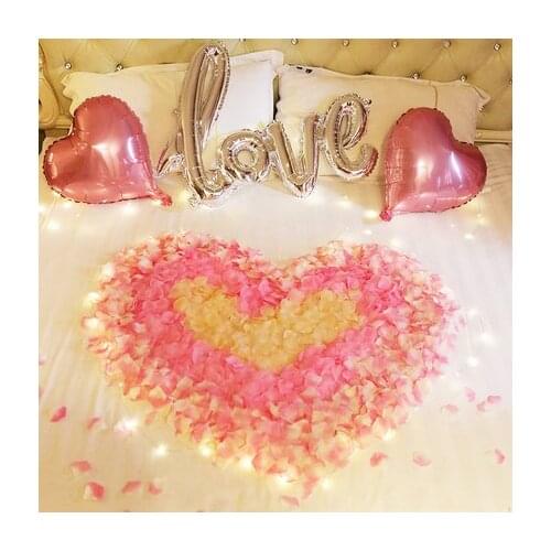 New 3000pcs Wedding Party Flower Ornaments Multicolor Silk Rose Artificial Petal Levert Dropship 8Z SH806