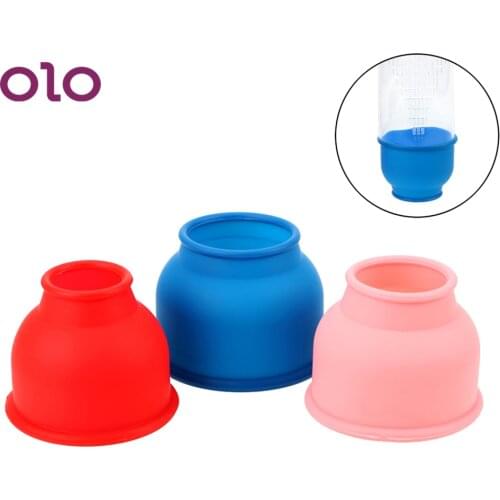 OLO Penis Pump Sleeve Silicone Ring Sleeve Enlargement Penis Pump Accessories Protection Accessories Sex Products 3 Piece/Set