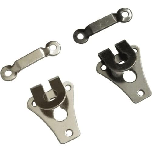 Wholesale 100sets/lot trousers hooks metal brass skirts hook / eye silver nickle, black nickle free shipping 2015091005