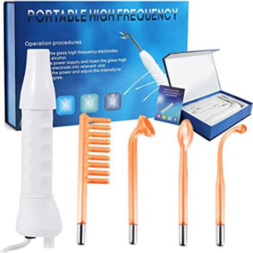 Portable High Frequency Skin Tightening Acne Spot Remover Device Spa Salon Home For Face Beauty