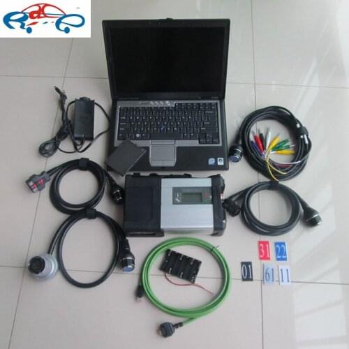 Professional mb star diagnostic tool mb sd connect c5 + newest software 2020.3 in super ssd+ d630 for dell laptop