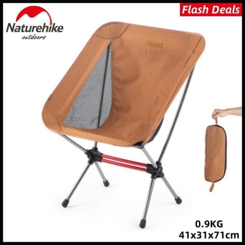 Naturehike Chairs Camping Folding Chair Ultralight Portable Wear Resisting Non-Slip Beach Fishing Chair Travel Leisure Outdoor