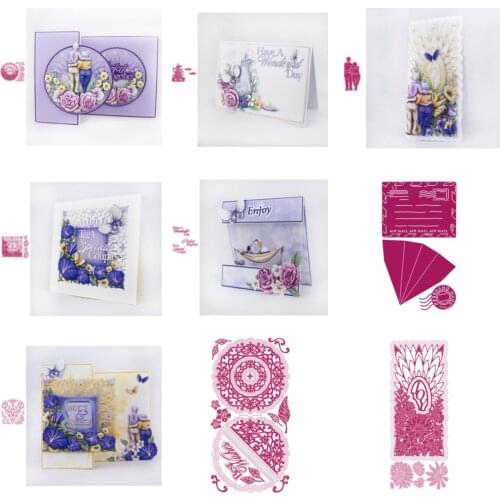 All Kinds of Window Grilles Cutting Dies Scrapbook Dariy Decoration Stencil Embossing Template DIY Greeting Card Handmade