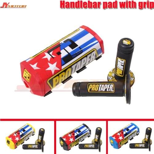 1-1/8 28MM Motorcycle Handlebars Grips Protaper Bar Pad For Dirt Bike YZ250F YZ450F YZ250FX WR450F WR250F