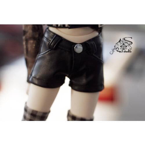 1/6 1/4 1/3 BJD doll leather shorts clothes Accessories for BJD/SD SSDF ID72 Strong uncle,not include doll,shoes,wig and other