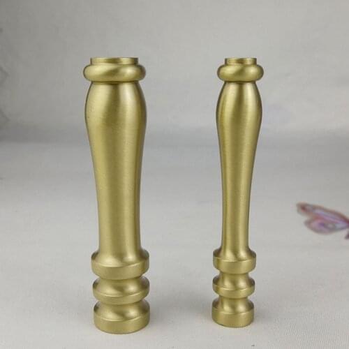 1pcs Copper cylindrical bamboo M5 + M5 tooth lamp joint rotating extension fitting connecting