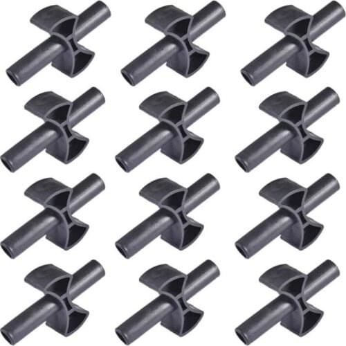12 Pieces Trampoline Enclosure Pole Space Spacers -Trampoline Enclosure Replacement Accessories Trampoline Parts