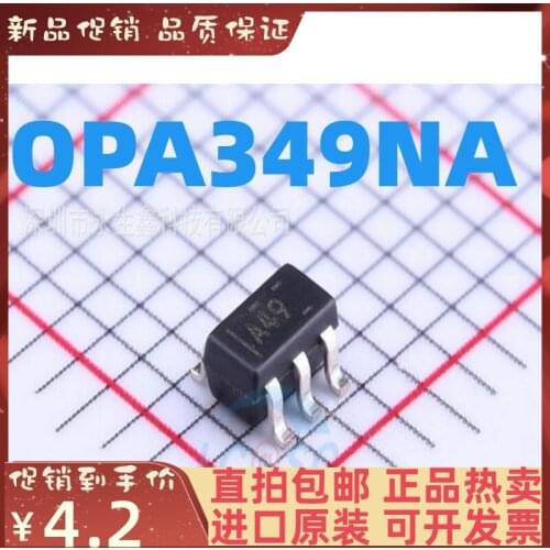 2-10PCS/lot OPA349NA/3K A49 SOT-23-5 New original IC