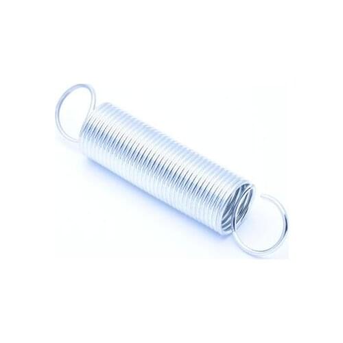 2pcs wire diameter 2mm outer diameter 20mm wth hook spring pull back hook tension springs galvanized 70mm-100mm length