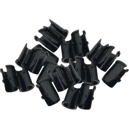 20pcs Frame Cable Buckle Brake Hose U Shape Button Clip Spacer Sleeve
