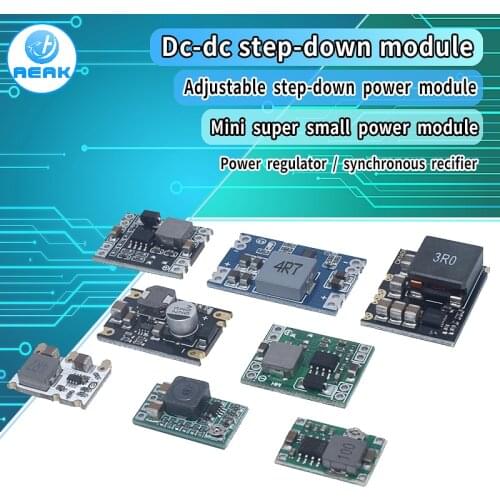 3A 5A 8A DC-DC Buck Step-down Power Supply Module 5V-12V 24V to 5V 3.3V 9V 12V Fixed Output High-Current MINI560