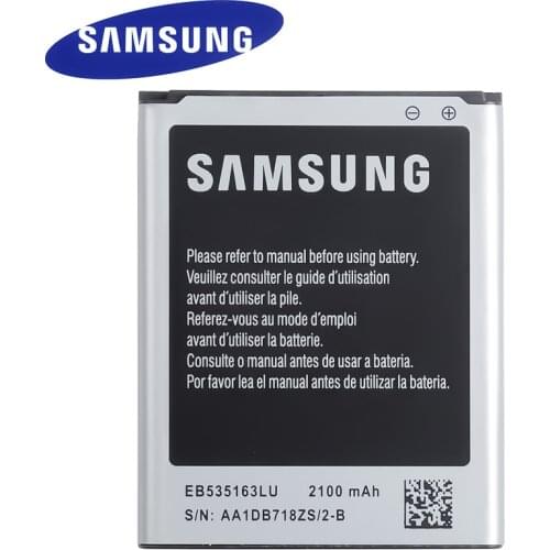 Samsung Battery EB535163LU For I9082 Galaxy Grand DUOS I9080 I879 I9118 Neo+ i9168 i9060 Replacement Phone Battery 2100mAh