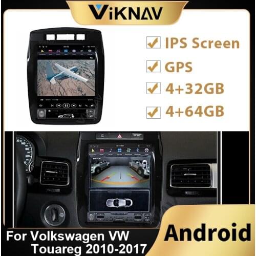 Android Tesla style car GPS multimedia player For Volkswagen VW-Touareg 2010 2011 2012 2013 2014 2015 2016 2017 car GPS navi