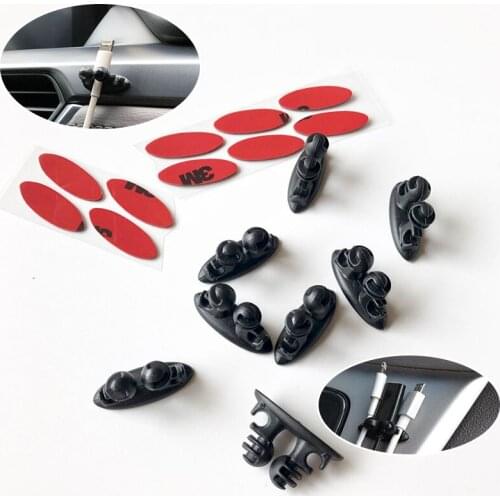 8pc Auto Car Wire Clip Stickers case for LADA Vesta Granta 1300 Niva Samara Signet Priora Kalina Safarl largus vaz 2110-12 2106