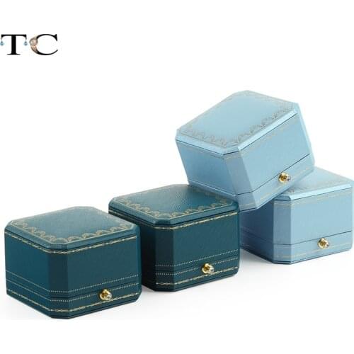 Jewelry Packaging Velvet Ring Box Wedding Jewelry Pendant Gift Box Jewellery Organizer Necklace Packaging