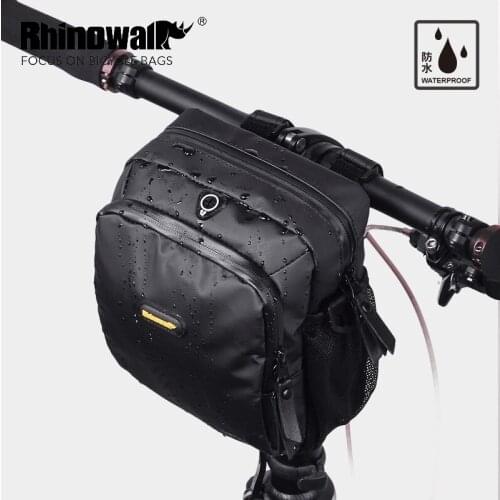 Rhinowalk rhino bicycle front pack large capacity mountain bicycle first pack cycling pack ready folding road car Trailer T92