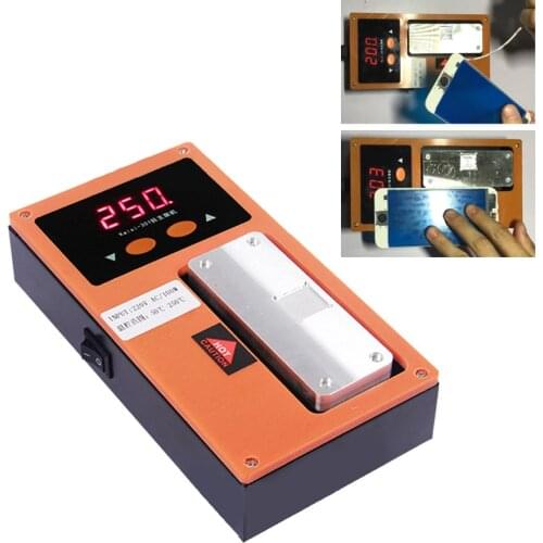 K-301 2 in 1 Multi-functional Phone Bezel Frame Separator Middle Frame Separate Heating Plate Machine CPU Glue Remove Machine