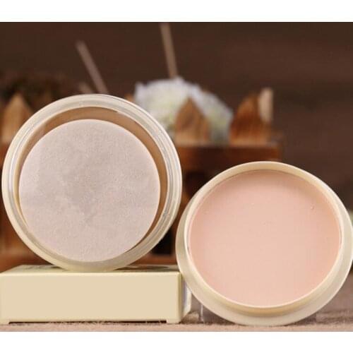 Fashion Natural Color Pressed Smooth Dry Concealer Oil Control Loose Face Powder Beauty Makeup Face Care Cosmetic #314