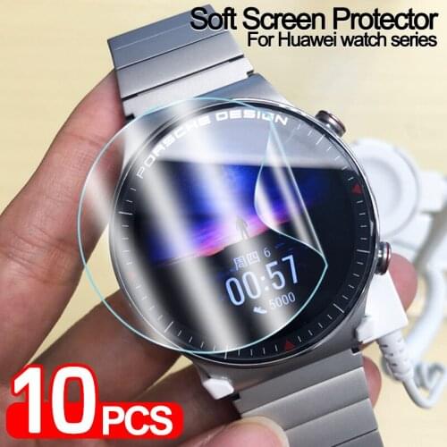 Soft Clear Protective Film For Huawei watch GT 2 GT2 42mm 46mm Fit Watch 3 pro Full Screen Protector For Huawei Honor Magic 2