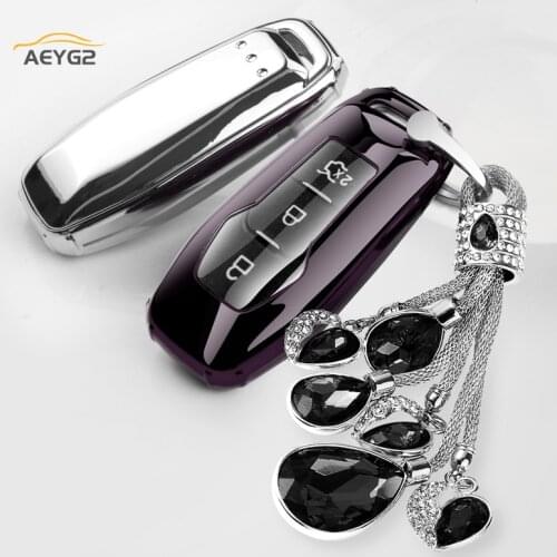 Soft TPU Car Remote Key Cover Case For Ford Fusion Mondeo Mustang F-150 Explorer Ranger Edge Galaxy S-Max 2015 2016 2017 2018