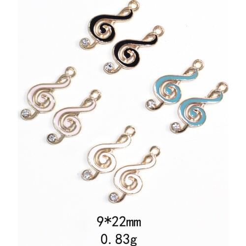 Novelty earrings Korean earrings weird jewelry dripping oil notes headwear accessories DIY handmade, small fresh wholesale