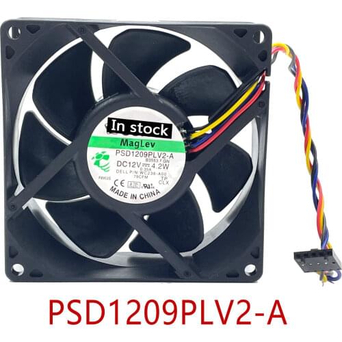 Original 100% working PSD1209PLV2-A B3553.F.GN DC 12V 4.2W Server Cooling Fan 4-wire PWM 90x90x32mm WC236-AOO