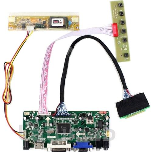 Latumab Controller Board for G150XG01 V0 / G150XG01 V1 LVDS 15" LCD Display 1024×768 Matrix HDMI+DVI+VGA Driver Board