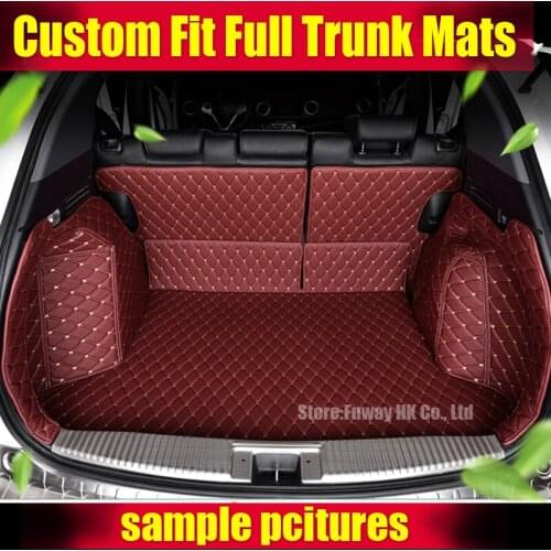 Custom fit car trunk mat for Camry RAV4 Accord Corolla Altima CRV Civic Fusion Focus Explorer 3D car styling cargo liner